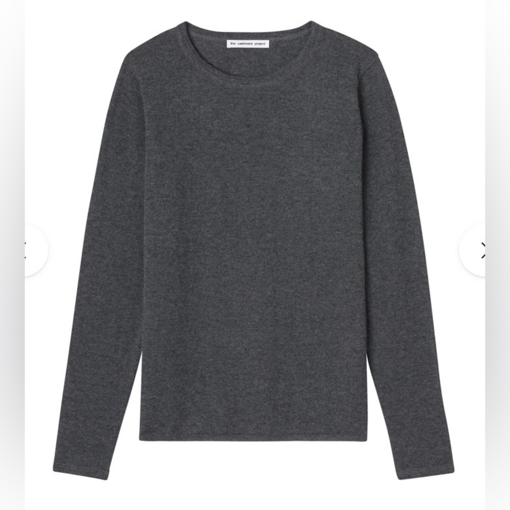 Cashmere Project Basic Crewneck Sweater Size XS M… - image 1